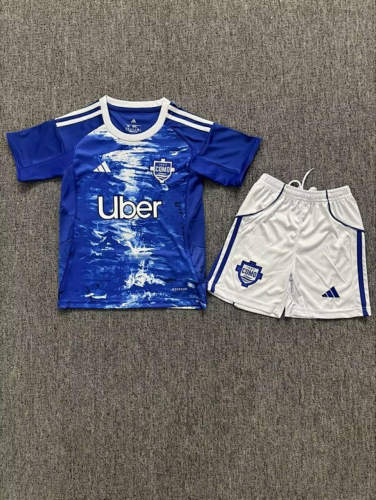 25-26 Como Home Kids Cheap Soccer Jerseys
