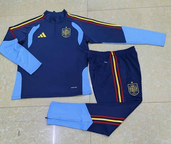 25-26 Spain Long sleeves Training Soccer Suit
