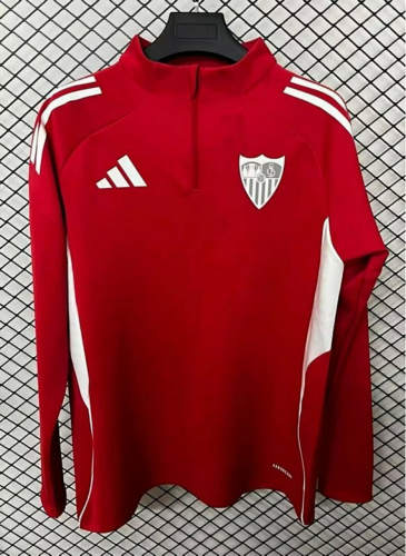 25-26 Sevilla Long Sleeve Cheap Soccer Jerseys