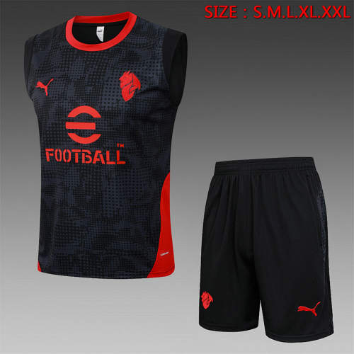 25-26 AC Milan Training Soccer Vest