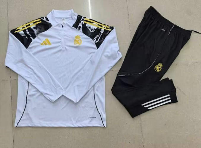 25-26 Real Madrid Long sleeves Training Soccer Suit