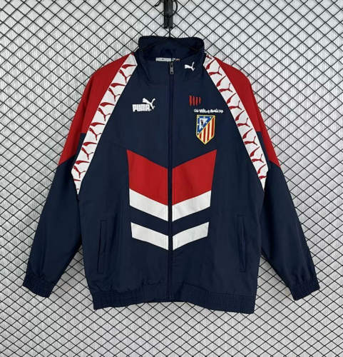 95-96 Atletico Madrid Windbreaker Jackets
