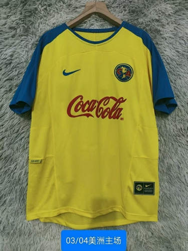 03-04 Club America Home Retro Cheap Soccer Jerseys 