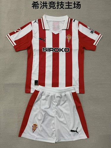 25-26 Sporting De Gijon Home Cheap Soccer Jerseys 