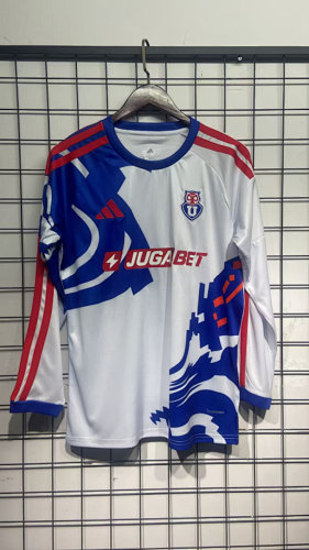 26-27 Universidad de Chile Home Long Sleeve Cheap Soccer Jerseys