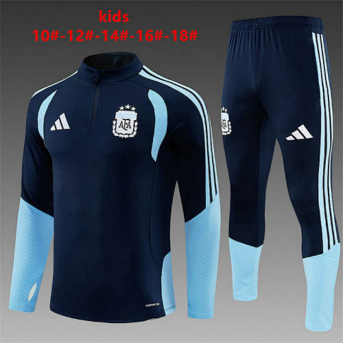 2026 Argentina Kids Long Sleeve tracksuit