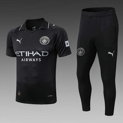 25-26 Manchester City Away Short Sleeve+Pants