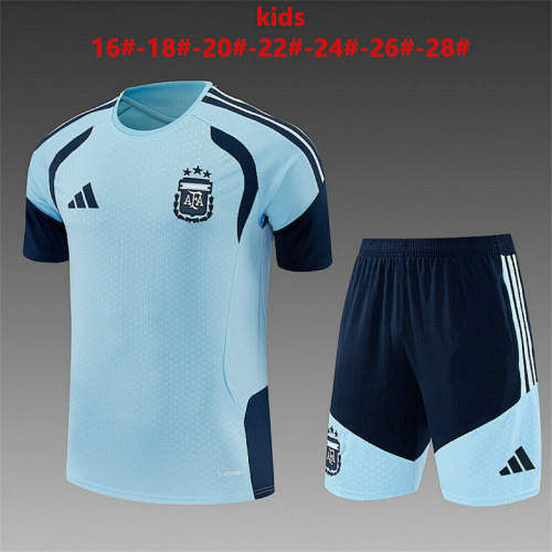 2026 Argentina Kids Training Soccer Suit