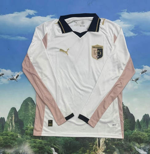 25-26 Palermo 125th Anniversary Long Sleeve Cheap Soccer Jerseys