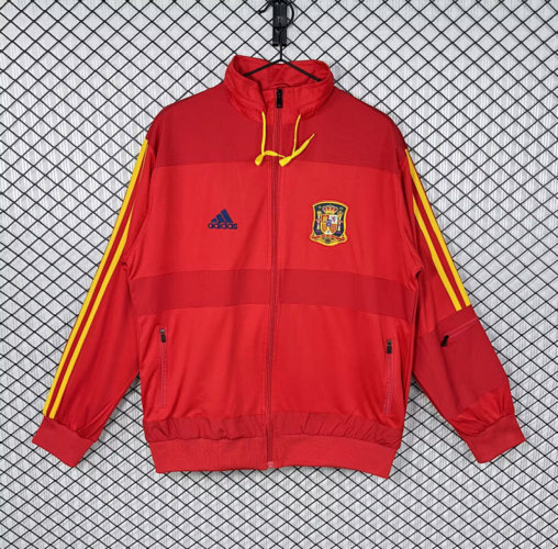 2010 Spain Retro Windbreaker Jackets