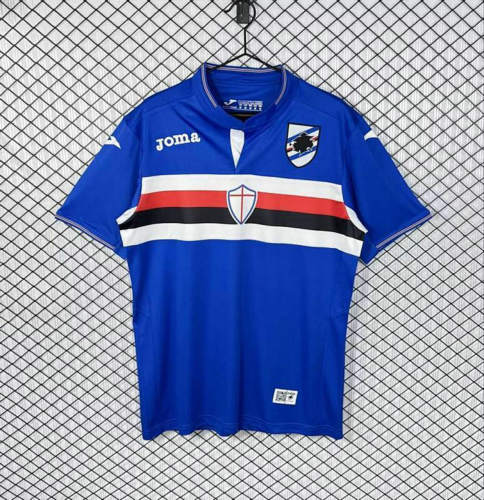 15-16 Sampdoria Home Retro Cheap Soccer Jerseys 