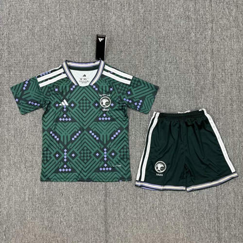 26-27 Saudi Arabia Home Kids Cheap Soccer Jerseys