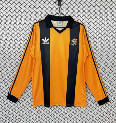 81-82 Hull City Home Long Sleeves Retro Cheap Soccer Jerseys