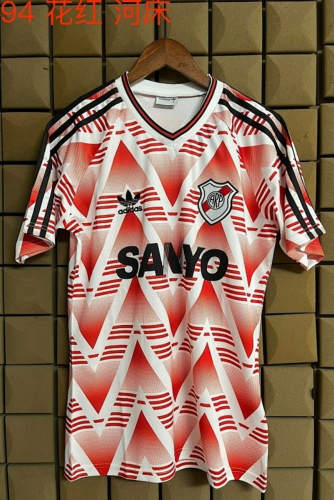 1994 River Plate Retro Cheap Soccer Jerseys 