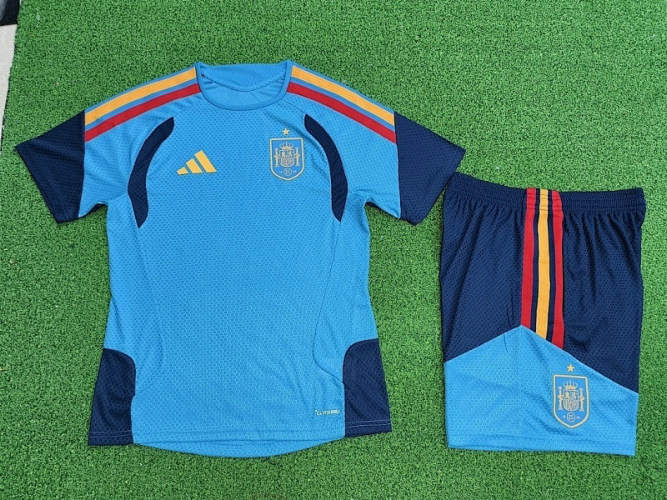 2026 Spain training player short sleeve