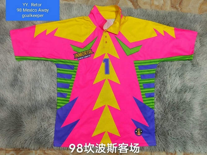 1998 Mexico Away Retro Cheap Soccer Jerseys
