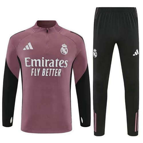 25-26 Real Madrid Long sleeves Training Soccer Suit