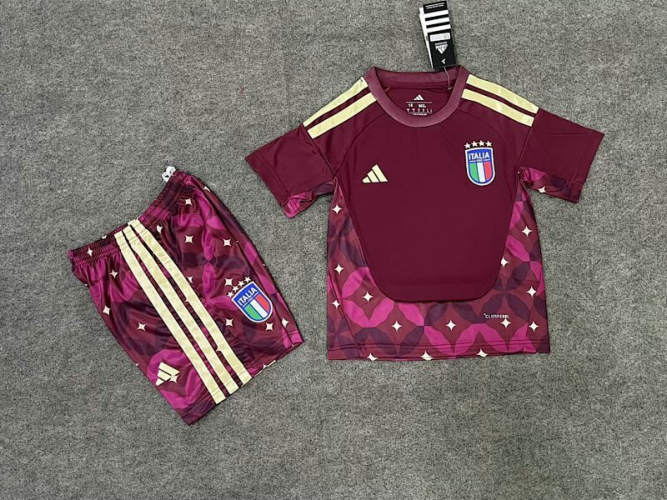 2026 Italy Goalkeeper Kids Cheap Soccer Jerseys