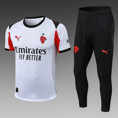 25-26 AC Milan Away Short Sleeve+Pants