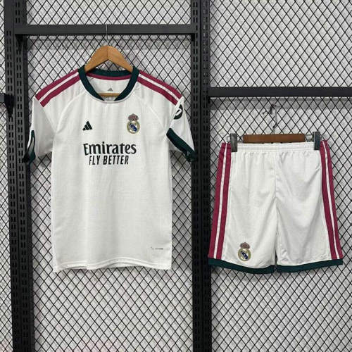 26-27 Real Madrid Home Kids Cheap Soccer Jerseys
