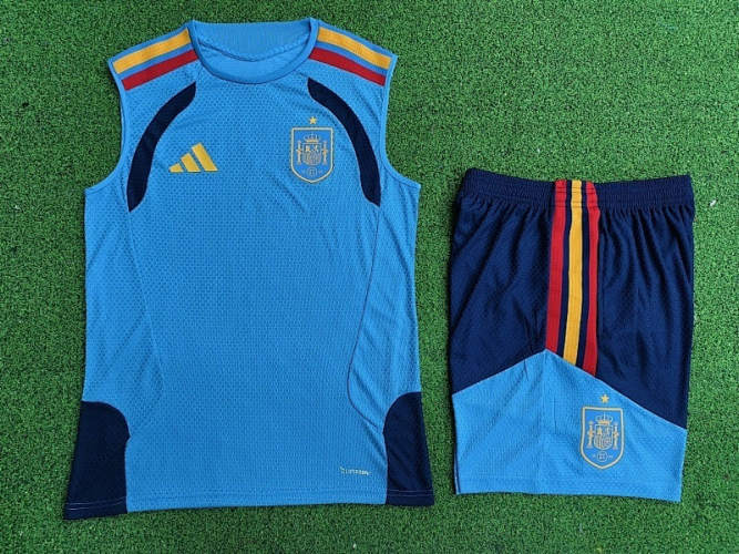 2026 Spain Player Vest+Shorts