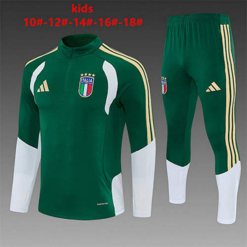 2026 Italy Kids Long Sleeve tracksuit