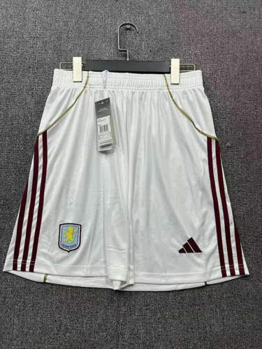 25-26 Aston Villa Home Soccer Shorts