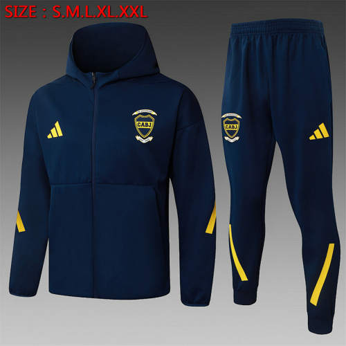 26-27 Boca Juniors Hoodies Jackets