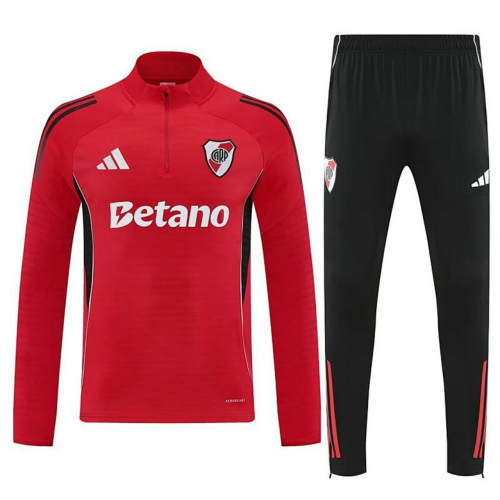 25-26 River Plate Long sleeves Training Soccer Suit