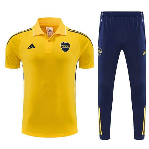 25-26 Boca Juniors Polo Training Soccer Suit