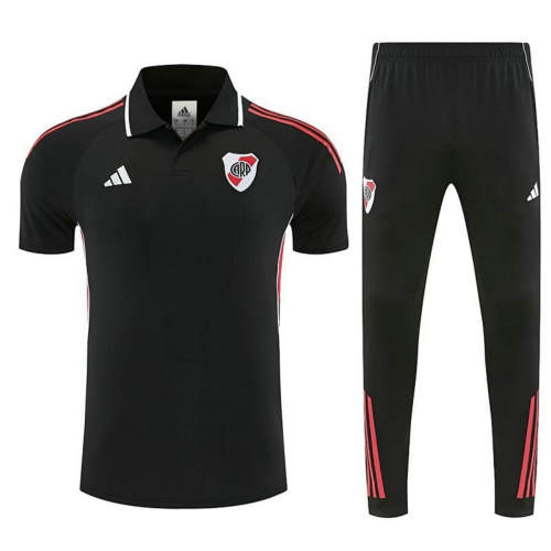 25-26 River Plate Polo Training Soccer Suit