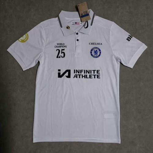 25-26 Chelsea Polo Cheap Soccer Jerseys 