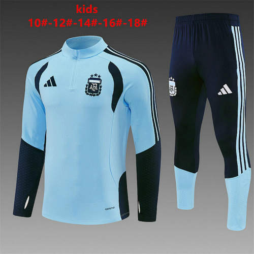 2026 Argentina Kids Long Sleeve tracksuit