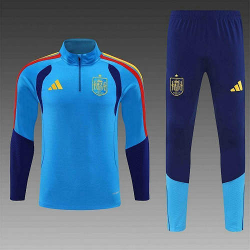 2026 Spain Kids Long Sleeve tracksuit