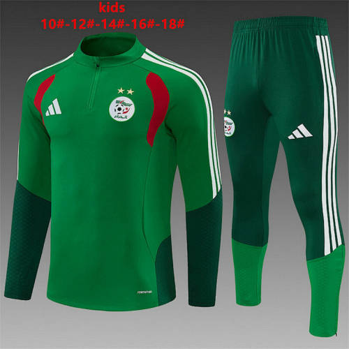 2026 Algeria Kids Long Sleeve tracksuit