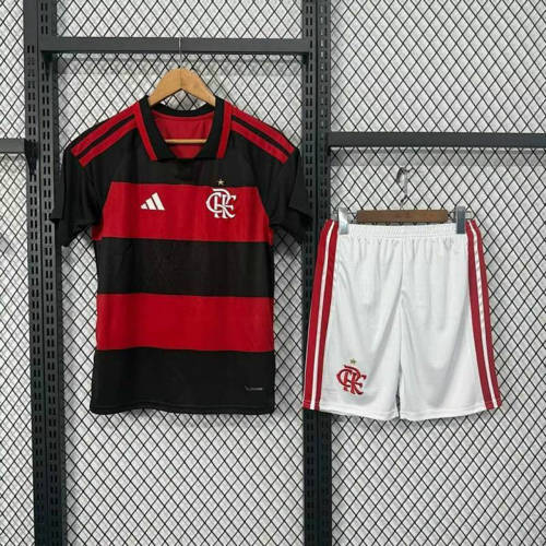 26-27 Flamengo Home Kids Cheap Soccer Jerseys