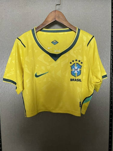 2026 Brazil Home Women Cheap Soccer Jerseys