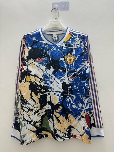 25-26 Man United Long Sleeve Cheap Soccer Jerseys