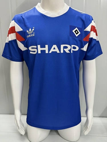 90-91 Hamburger Away Retro Cheap Soccer Jerseys