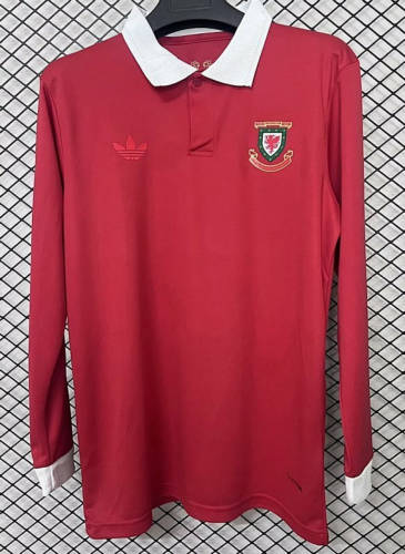 26-27 Welsh Long Sleeve Cheap Soccer Jerseys 