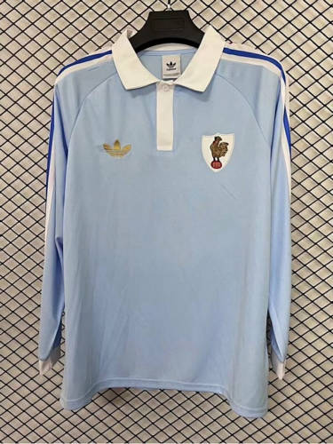 26-27 France Long Sleeve Cheap Soccer Jerseys