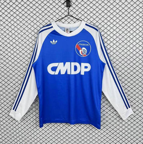 78-79 Strasbourg Home Long Sleeves Retro Cheap Soccer Jerseys