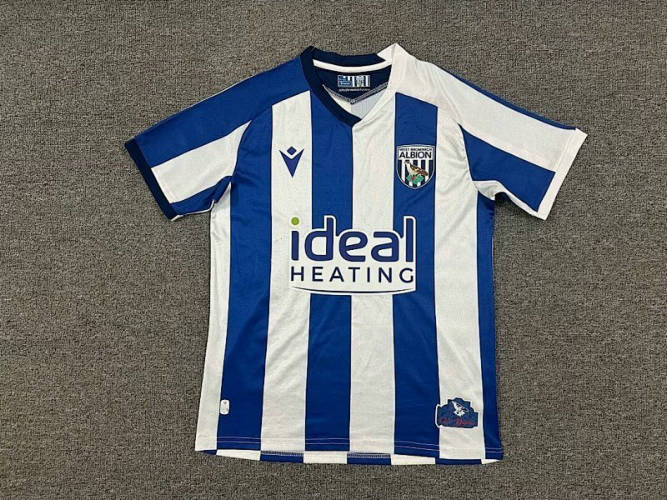 25-26 West Bromwich Home Cheap Soccer Jerseys