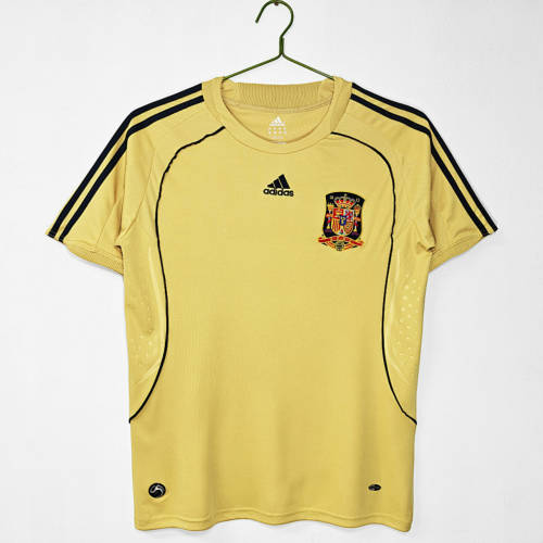 2008 Spain Away Retro Cheap Soccer Jerseys