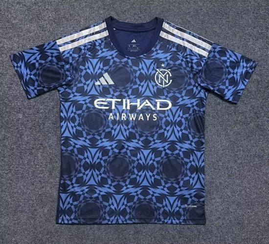 26-27 New York City Away Cheap Soccer Jer seys 