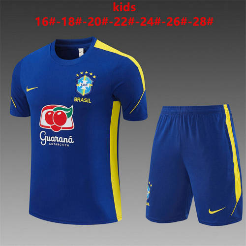 2026 Brazil Kids Training Soccer Suit