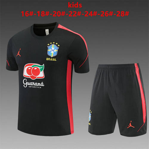 2026 Brazil Kids Training Soccer Suit 