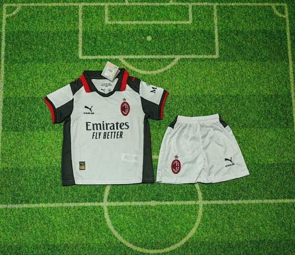 25-26 AC Milan Fourth Kids Cheap Soccer Jerseys