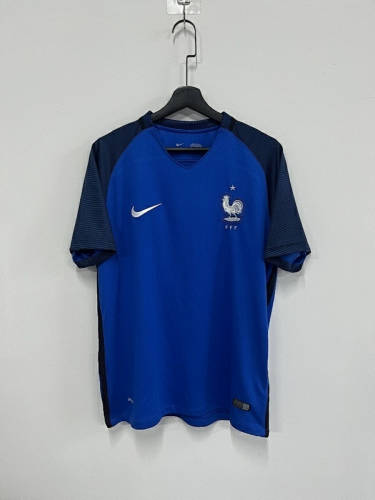 2016 France Home Retro Cheap Soccer Jerseys