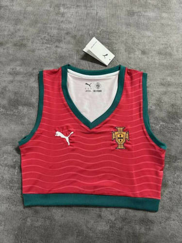 2026 Portugal Home Woman Cheap Soccer Jerseys 